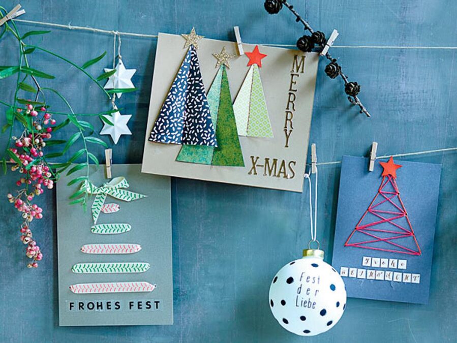 Weihnachtskarten Basteln: Kreative Ideen für Einzigartige Grußkarten?